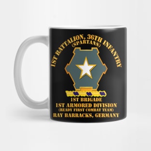 1st Bn 36th Infantry -  1st Bde - 1st AR Div - Ray Barracks GE Mug